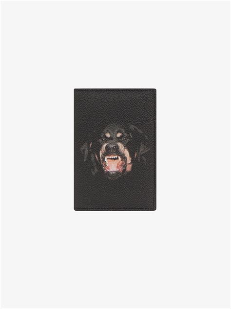 givenchy black rottweiler card holder|GIVENCHY Textured Coated Canvas Rottweiler Print Card .